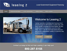 Tablet Screenshot of leasing2.com